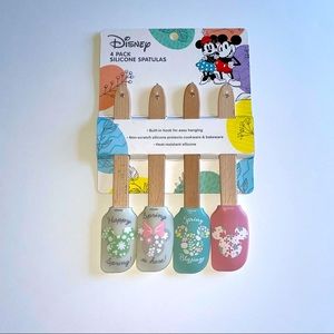 Disney Mickey Mouse Mini Mouse 4pc Mini Spatula Set New